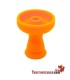 Cazoleta de silicona para gel 9 cm en color naranja