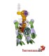 Bong de cristal Supersmoker SpaceRobot 21 cm