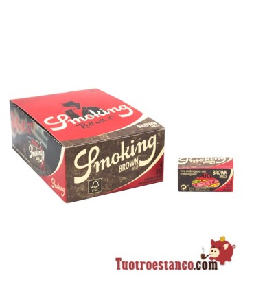 Rolo de Papel Smoking Castanho de 4 Metros - 24 Rolos