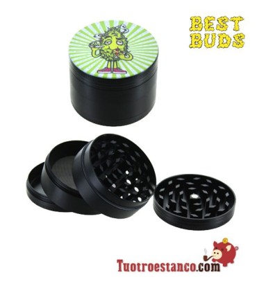 Green Pizza 4-Part Metal Grinder 50mm