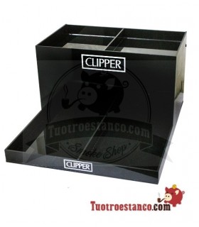 Expositor Clipper original giratorio para mecheros - 3 pisos con capacidad  para 144 mecheros