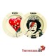 Metal Ashtray G-Rollz Banksy's Queen & Heart