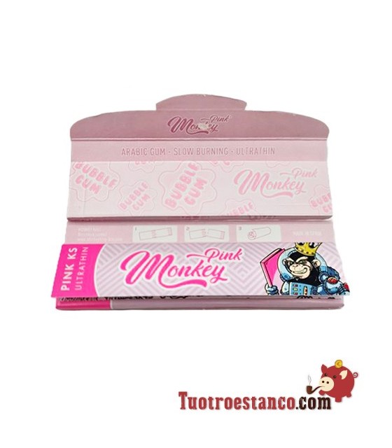 Papel de liar Monkey King Rosa King Size