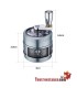 Grinder Molinillo Oro y Plata 3 partes 40 mm