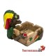 Rasta Polyresin Ashtray Sitting GT69