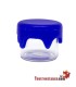 Mini glass jar with silicone closure 3 ml