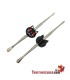 12 cm de silicone decorado dabber