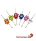 12 cm de silicone decorado dabber