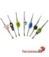 12 cm de silicone decorado dabber