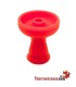 Cazoleta de silicona para gel 9 cm de color rojo