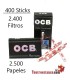 OCB Double Window 70mm + Pre-cut Ocb Filters 5.7mm