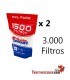 2 Bolsas Filtros SD 6mm - 3.000 filtros