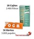 OCB Orange 70mm + Pre-cut MINT rizla Filters 5.7mm