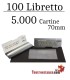 100 libretti Rizla + 70 mm Argento Regolare