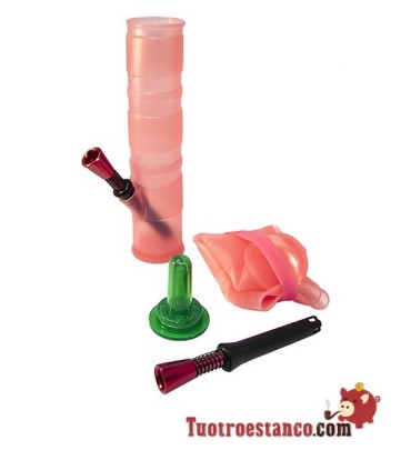 Bong Tubo Silicona plegable 20cm