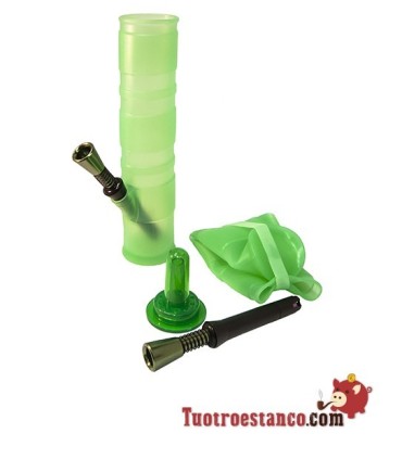 Bong Tubo Silicona plegable 20cm